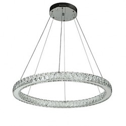 Dimmable LED Ring Ceiling Light Pendant Lights Modern Chandeliers Lighting Indoor Lamp with Remote Control