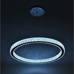 Dimmable LED Ring Ceiling Light Pendant Lights Modern Chandeliers Lighting Indoor Lamp with Remote Control