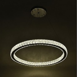 Dimmable LED Ring Ceiling Light Pendant Lights Modern Chandeliers Lighting Indoor Lamp with Remote Control