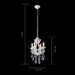 Modern/Contemporary Traditional/Classic Country Others Feature for Crystal Mini Style Designers MetalLiving Room 40-60 Chandelier