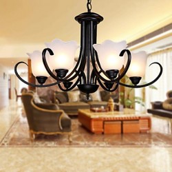 Chandelier Traditional/Classic Vintage Retro Country Others Feature for LED Candle Style MetalLiving Room Bedroom Dining Room Study