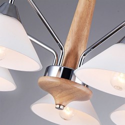 5 Light Modern/Contemporary Chandelier for Study Room/Office, Dining Room, Bedroom, Living Room