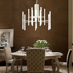 Led Chandelier Modern/Contemporary Painting Feature Gold White LED Designers Pendant Light Living Room Bedroom Study Room/Office Led G4 Bulb Included