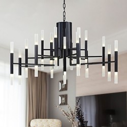 Led Chandelier Modern/Contemporary Painting Feature Gold White LED Designers Pendant Light Living Room Bedroom Study Room/Office Led G4 Bulb Included