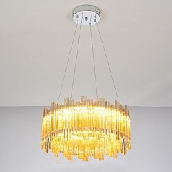 Traditional/Classic Painting Feature for Mini Style Wood/BambooLiving Room / Bedroom / Dining Room / Study 40W Pendant Light