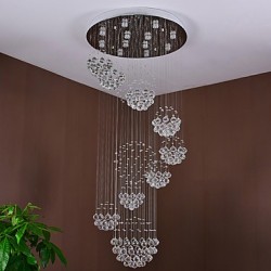 LED Crystal Ceiling Pendant Lights Modern Chandeliers Home Hanging LED Lighting Chandelier Lamps Fixtures
