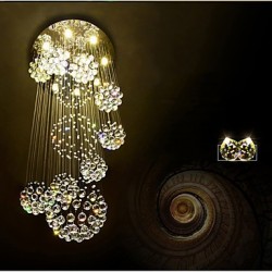 LED Crystal Ceiling Pendant Lights Modern Chandeliers Home Hanging LED Lighting Chandelier Lamps Fixtures
