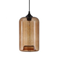 Bottle Design Pendant 1 Light Minimalist Iron Painting