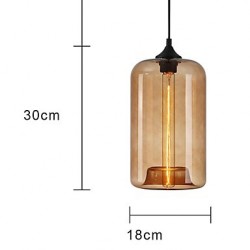 Bottle Design Pendant 1 Light Minimalist Iron Painting