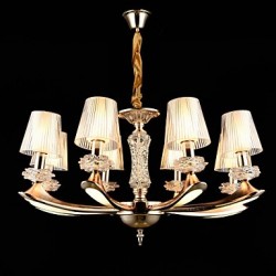 Modern/Contemporary Traditional/Classic Zinc Alloy Feature for Crystal Mini Style MetalLiving Room Dining Room Study Pendant Light