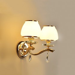 40W E14 Modern/Contemporary Electroplated Feature for Crystal,Ambient Light Wall Sconces Wall Light