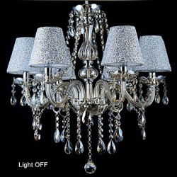 40W Modern/Contemporary/Classic/Vintage Crystal Electroplated Glass Chandeliers