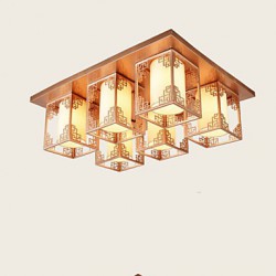 A new Chinese Style Living Room Lamps Iron Ceiling Lighting Atmosphere 6