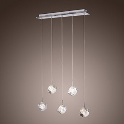 Max 10W Modern/Contemporary / Island Crystal Chrome Pendant Lights Dining Room / Kitchen