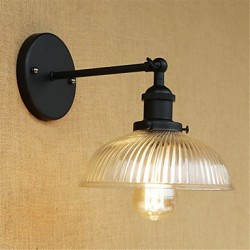 40W E26/E27 Country Retro Painting Feature for Mini Style Bulb Included Eye Protection Ambient Light Wall Sconces