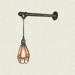 Max 60W Loft vintage Wall Lights With switch Industrial Edison Fashion Simplicity Wall Sconce Metal Base Cap