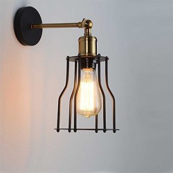 Max 60W Loft vintage Wall Lights Industrial Edison Fashion Simplicity Wall Sconces Metal Base Cap