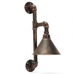 Water Pipe Wall Lights Retro Industrial Style Creative Country Metal Restaurant Cafe Bars Bar Table Wall Sconces