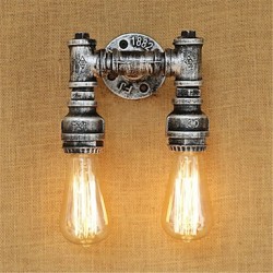 80 E26/E27 Rustic/Lodge Country Retro Painting Feature for Mini Style Bulb Included,Ambient Light Wall Sconces