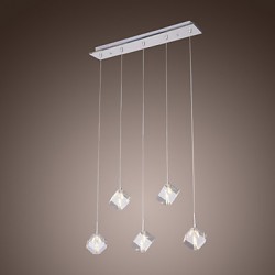 Max 10W Modern/Contemporary / Island Crystal Chrome Pendant Lights Dining Room / Kitchen