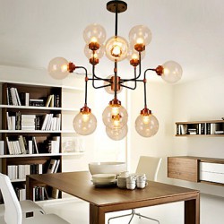 Magic Beans Droplight Creative Living Room Of Individual Character Dining-Room Lamp, Wrought Iron Industry Wind
