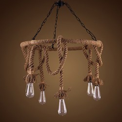 American Country Hemp Chandelier