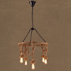 American Country Hemp Chandelier