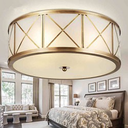 5 Traditional/Classic / Rustic/Lodge LED / Bulb Included Brass Metal Flush Mount Living Room / Bedroom / Dining Room