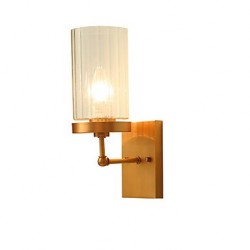 5 E26/E27 Simple Traditional/Classic Country Brass Feature for Mini Style Bulb Included,Uplight Wall Sconces Wall Light