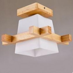Modern Chinese Led Lamp Sitting Room Bedroom Porch Lamp Of Porch Lamp Wooden Art