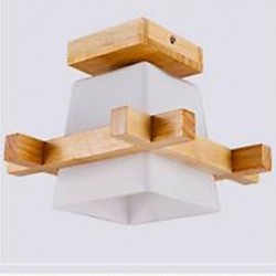 Modern Chinese Led Lamp Sitting Room Bedroom Porch Lamp Of Porch Lamp Wooden Art