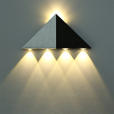 Modern Triangle 5w Led Wall Sconce, Indoor Wall Sconce Light Fixtures