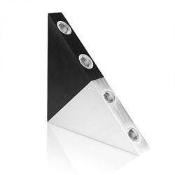 Modern Triangle 5W LED Wall Sconce Light Fixture Indoor Hallway Up Down Wall Lamp Spot Light Aluminum Decorative Lighting for Studio Restauran