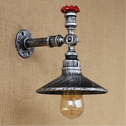 40W E27 BG147 Rustic/Lodge Painting Feature for Bulb IncludedAmbient Light Wall Sconces Wall Light Silver