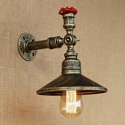 Retro Restaurant Edison Industrial Hoses Single Head Adornment Wall Lamp