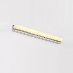 12 LED Integrated Modern/Contemporary Chrome Feature for LED Bulb Included,Ambient Light Bathroom Lighting Wall Light