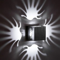 Hot Sell 3W LED Modern Light Aluminum Flush Mount Wall Lamp LED Integrated Decorate Wall Lights