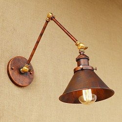 4W LED Bulb E27 Wall Sconce Brass Vintage Industrial Wall Lamp Light Home Lighting Indoor Decor Wall Sconce B032L