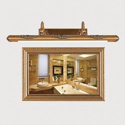 Mirror Lamp 80CM 15W LED Integrated Traditional Vintage Antique Brass Feature for LED