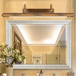 Mirror Lamp 80CM 15W LED Integrated Traditional Vintage Antique Brass Feature for LED