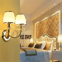 10 E14 Modern/Contemporary Electroplated Feature for Crystal LED Swing Arm Eye Protection,Ambient Light LED Wall LightsWall