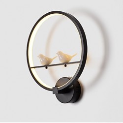 The Bedroom Wall Lamp Bedside Lamp And Creative Personality Of Modern Minimalist Circular Stairs LED Corridor Wall Lamp