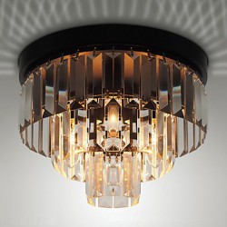 Max 60W Modern/Contemporary Crystal Metal Flush Mount Bedroom / Dining Room / Hallway