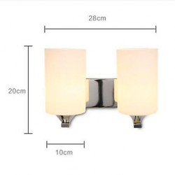 Simple Warm Living Room Bedroom LED Corridor Corridor Balcony Double Wall Lamp