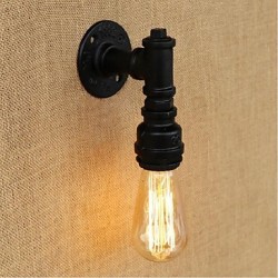 40W E27 Rustic/Lodge Painting Feature for Bulb Included,Ambient Light Wall Sconces Wall Light