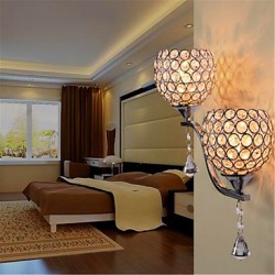 Led Modern Minimalist Living Room Corridor Corridor Crystal Wall Lamp