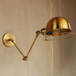 Industrial Retro European Style Village Character Lighting Decorative Wall Lamp Iron arm