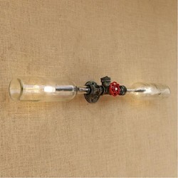 6W G4 BGB012 LED Retro Industry Wind Designer Water Bottle Lamp Wall Light Grey