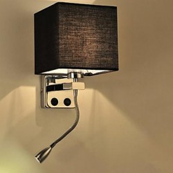 The Modern Hotel Room Reading Creative Fabric Corridor Balcony Led Bedside Lamp