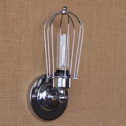 40W E26/E27 Simple Vintage Country Retro Electroplate Feature for Mini Style Bulb Included,Ambient Light Wall Sconces